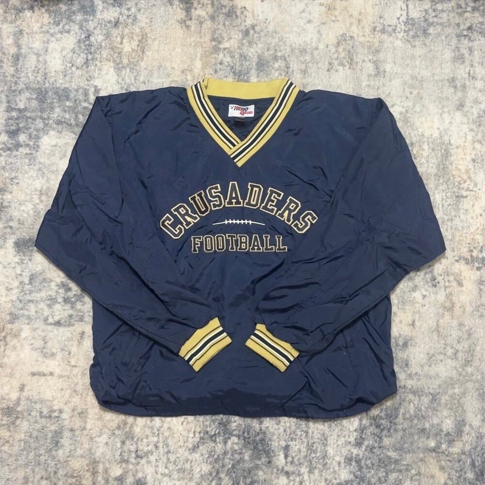 Crusaders Football Windbreaker Jacket Size XL